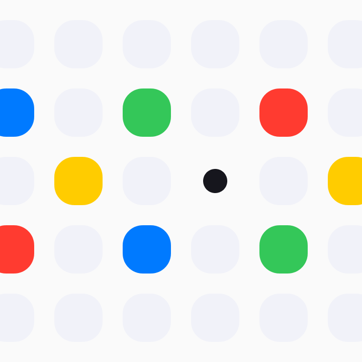 App icon with a grid of red, green, blue, and yellow squares